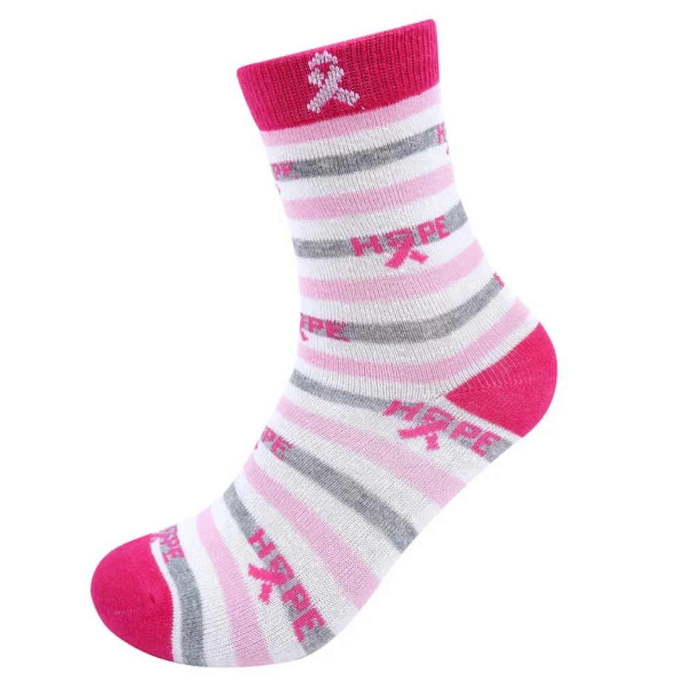Breast Cancer Awareness / Hope / Pink Ribbon Women's Socks - NWT
